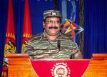 De Tamilske Tigre afviser, at lederen, Velupillai Prabhakaran, er død. Arkivfoto 