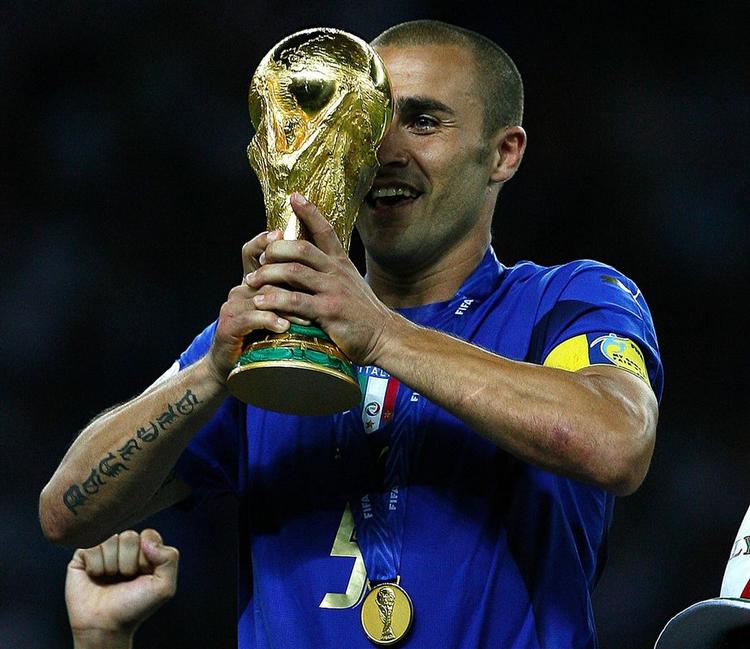 Fodboldstjernen Fabio Cannavaro er blevet testet positiv for brug af doping. Arkivfoto. 