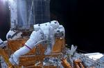 Astronauter har repareret på Hubble i flere dage. 