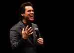 Jim Carrey fortalte om sin nye film 'I Love You Phillip Morris' ved et pressemøde i går. Da han ville se filmen i dag, gik strømmen. 