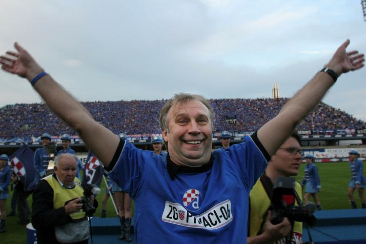 Som træner i Dinamo Zagreb var Josip Kuze med til at vinde det kroatiske mesterskab i 2006. Arkivfoto. 