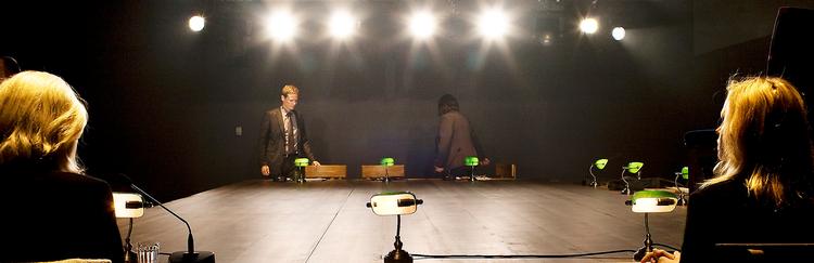Det er uhyre vigtigt, at de tal, som skal danne grundlag for kulturpolitiske beslutninger, er omhyggeligt udarbejdede og gennemskuelige, mener lektor i teatervidenskab Stig Jarl. Her er vi til prøver på forestillingen 'Bogtyven'. Foto: Martin Lehmann 