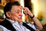 Mario Benedetti skrev uhyre enkelt, ligefremt og altid om almindelige menneskers almindelige dagligdag i Latinamerika, hvilket gjorde ham enormt populær på hele kontinentet. Foto: Matilde Campodonico/AP 