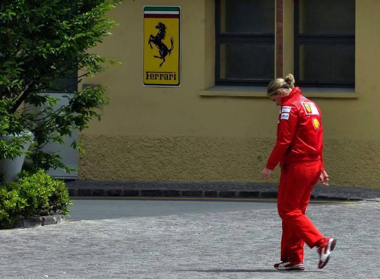 Ferraris fabrik i Fiorano ved Modena i Italien. Arkivfoto. 