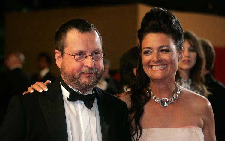 Lars von Trier ankommer her til gallapremieren tidligere på ugen med sin kone Bente. Arkivfoto. 