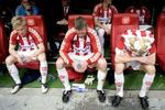 AaB'erne følger sig snydt af dagens dommer. 