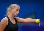 Tennisspilleren Jelena Dokic repræsenterer nu Australien. Og hendes historier om faderens voldelige adfærd har vakt opsigt i landet. Arkivfoto. 