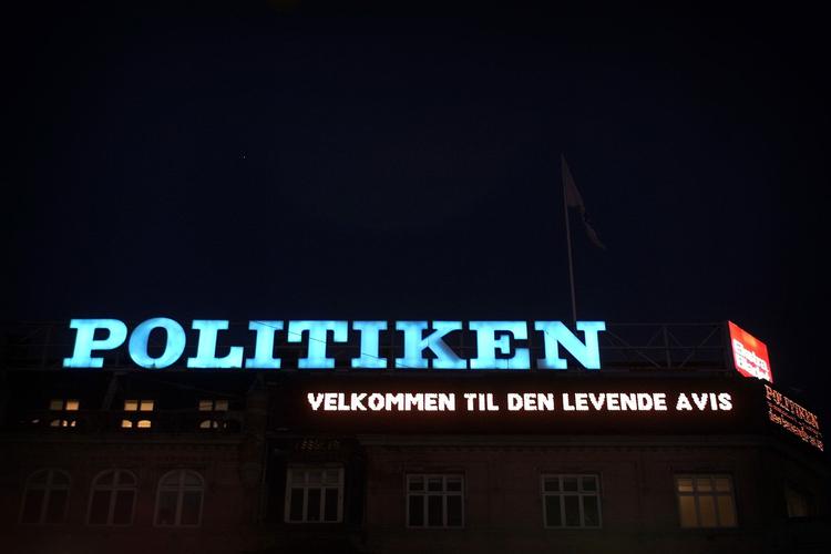 Politikens Hus på Rådhuspladsen i København. 