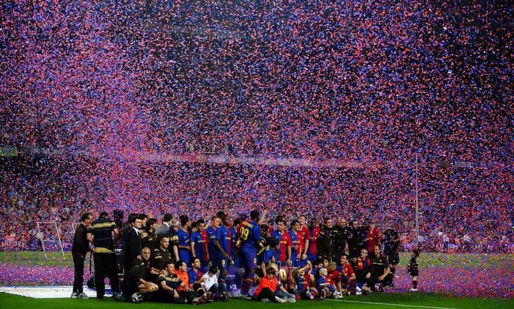 FC Barcelona - spansk mester i fodbold. 