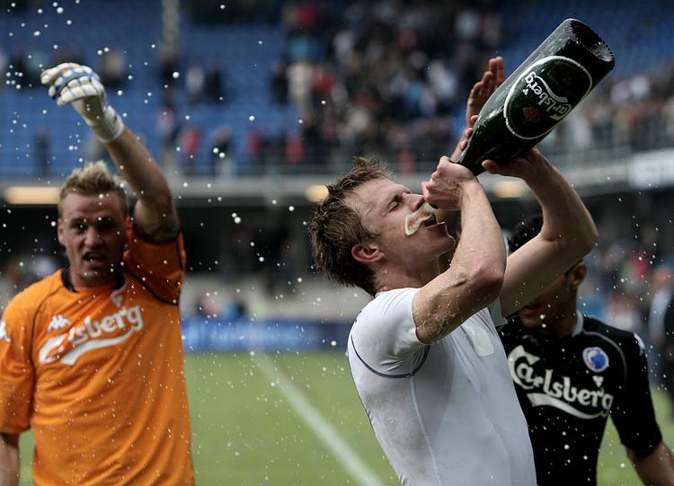 Jesper Christiansen og Jesper Grønkjær kender smagen. De var også med til at blive mestre i 2007. 