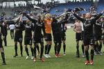 Jublen var stor, da FCK med en 1-0-sejr over Esbjerg vandt det danske mesterskab. 