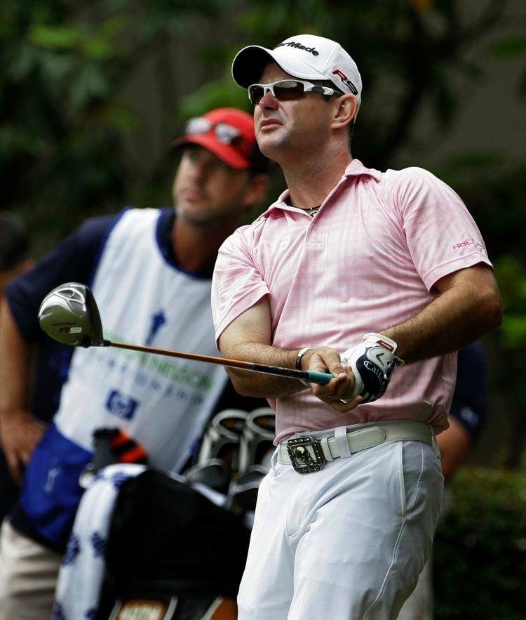 Rory Sabbatini på sidste runde af turneringen i Texas. 