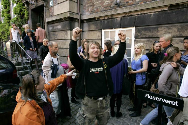 Inhabitants of Christiania had expected a victory in court. The High Court, however, returned against them. 