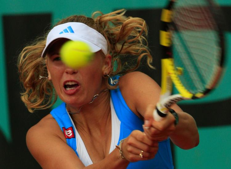 Caroline Wozniacki fik hævet sit niveau i forhold til de to første sæt, og så kom vinderslagene. 