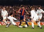 Micahael Laudrup spillede 167 kampe for Barcelona fra 1989 til 1994. I dag kan Barca-fans se den gamle angriber spille i Rom før Barcelona går på banen mod Manchester United i Champions League-finalen. Arkivfoto. 
