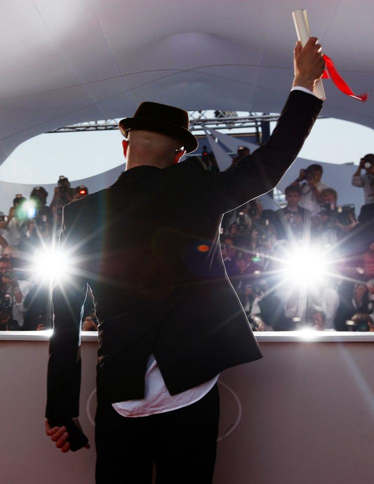 Her er det den franske instruktør Jacques Audiard ('Un prophète'), der møder verdenspressen på årets festival. 