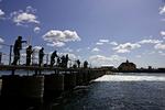 Slusen i Københavns Havn er et yndet fiskested, der hver dag trækker mange ud med stang og snøre. 