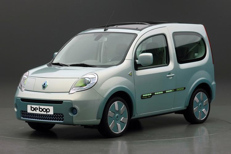 Renautl Kangoo BeBop er høj og rummelig. Den ligner dermed et godt bud på en praktisk elbil. 