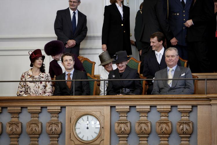 Den kongelige familie er faste gæster, når Folketinget åbner. Nu er de selv på den politiske dagsorden. Arkivfoto. 