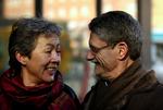 Mogens Lykketoft og Mette Holm blev gift i en lille sydgrønlandsk bygd for fire år siden. (Arkivfoto) 