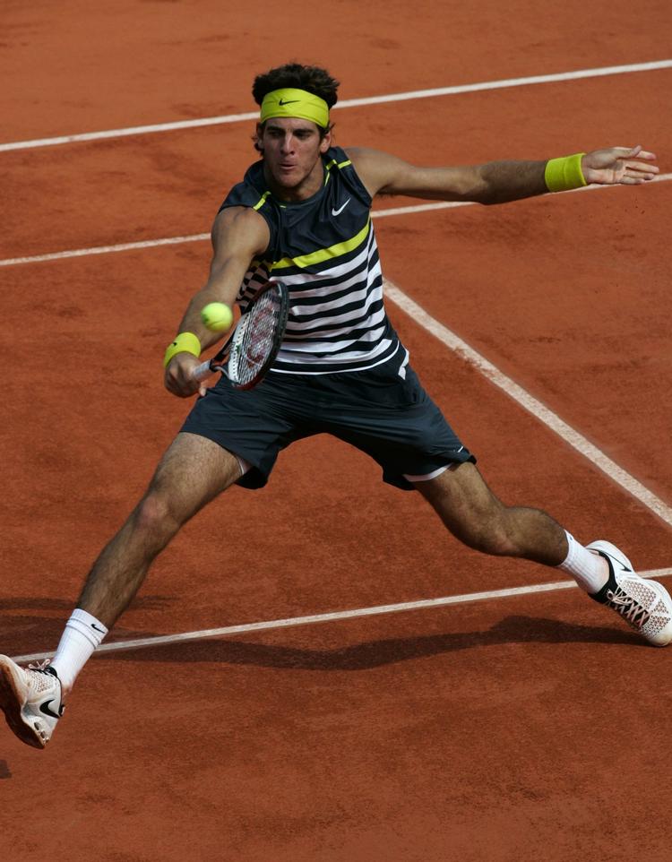 Juan Martin del Potro er klar til sin første kvartfinale i Paris. 