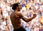 Zlatan Ibrahimovic scorede 25 gange i Serie A for mesterholdet Inter. Arkivfoto. 
