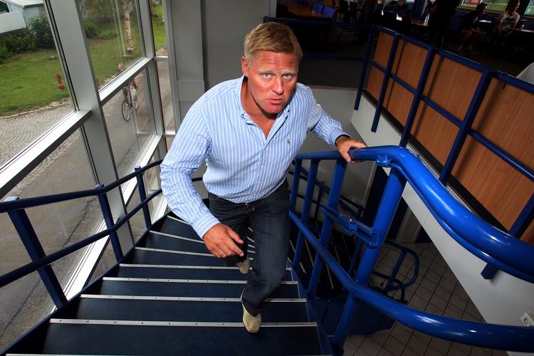 Henrik Larsen tager to år i Randers FC sammen med Faxe. Arkivfoto. 