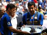 Luis Figo blev hyldet inden sidste kamp for Inter 31. maj 2009. 