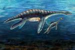 Det Loch Ness-lignende havuhyre plesiosaur levede for mellem 150 og 200 millioner år siden. 