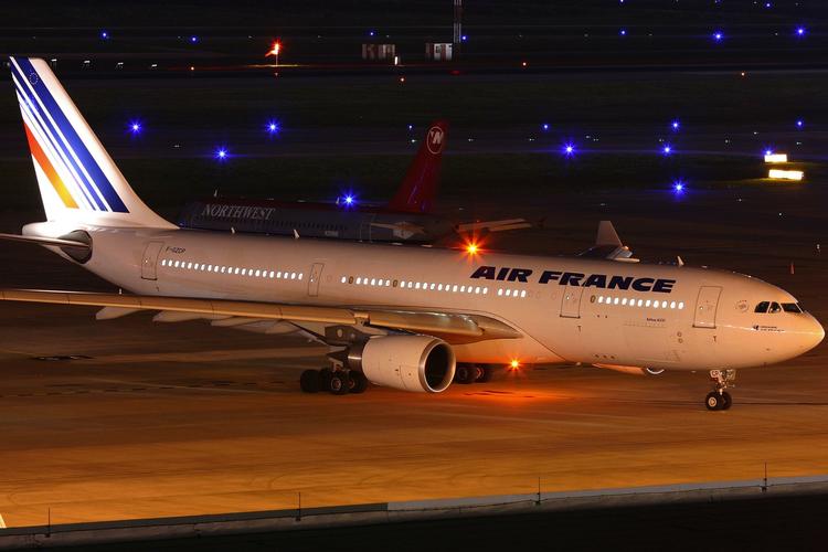 Arkivfoto af den styrtede Airbus fra Air France. 