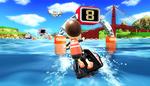 Efterfølgeren til Wii Sports hedder Wii Sports Resorts, og benytter den nye Wii Motion Plus-sensor, som sættes fast på de eksisterende Wii-controllere, og derved forbedrer deres følsomhed. Her i et spil vandscooter, hvor man speeder op ved at dreje controlleren i hånden som et gashåndtag. 