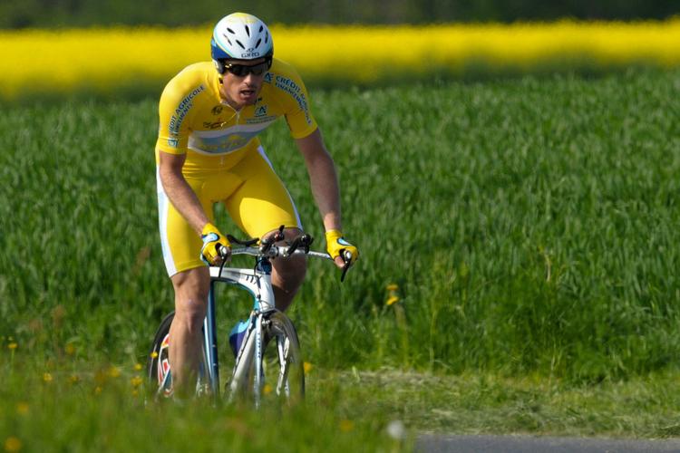 Schweizeren Gregory Rast erobrede førertrøjen på prologen til Luxembourg Rundt. Arkivfoto. 