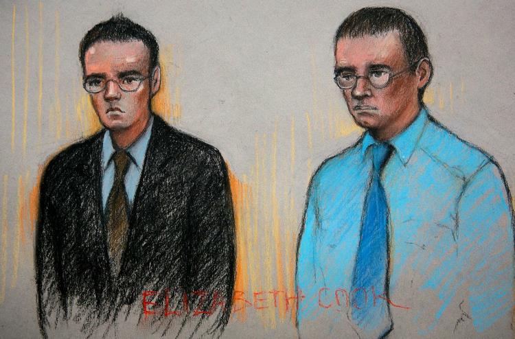 Dano Sonnex, 23 år, og Nigel Farmer, 33 år, benægtede begge at have dræbt de to franske studerende. 