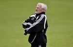 Morten Olsen er i høj grad optimist før lørdagens kamp i Stockholm, men han vil dog ikke love en sejr. 