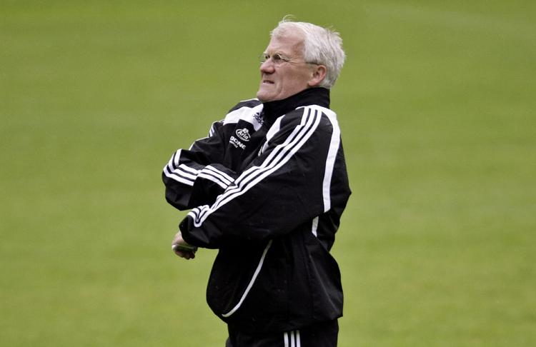 Morten Olsen er i høj grad optimist før lørdagens kamp i Stockholm, men han vil dog ikke love en sejr. 