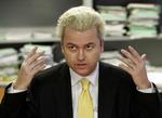 Geert Wilders and his Party for Freedom was a big winner in the Dutch EU elections. 