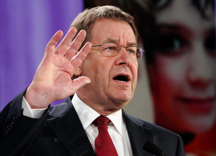 Poul Nyrup Rasmussen MEP, the Chairman of the European socialists. Archive. 