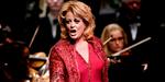 Dramatisk. Amerikanske Deborah Voigt har den højdramatiske sopranstemme, der skal til at få en hel sal op af stolene i partier som Richard Strauss' 'Salome'. Foto: Niels Christensen 
