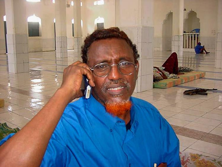 Sheik Hassan Dahir Aweys meldes dræbt efter kamp med en militsgruppe. (Arkivfoto) 