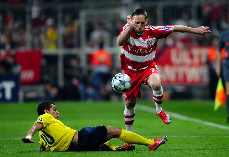 Franck Ribery kan ende i Real Madrid sammen med AC Milans Kaka. Arkivfoto. 