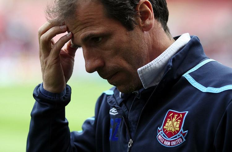West Hams yderst populære manager Gianfranco Zola førte klubben til en godkendt 9.-plads i sin første sæson. Nu har klubben fået nye ejere.  Arkivfoto. 