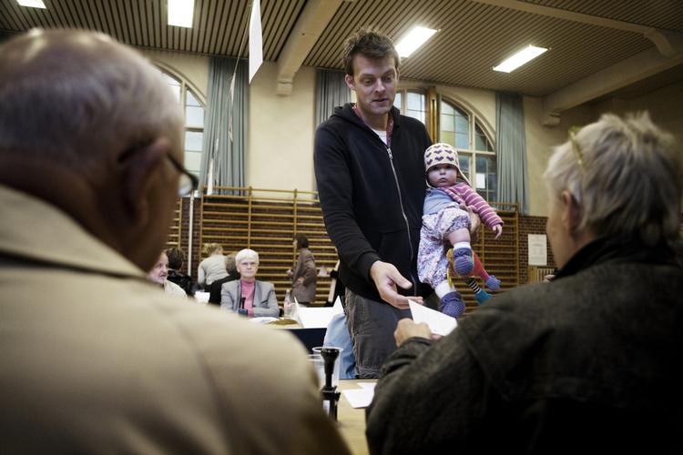 Kristoffer Waage Beck bor på Frederiksberg og stemte SF til Europaparlamentsvalget i søndags.  Arkivfoto 