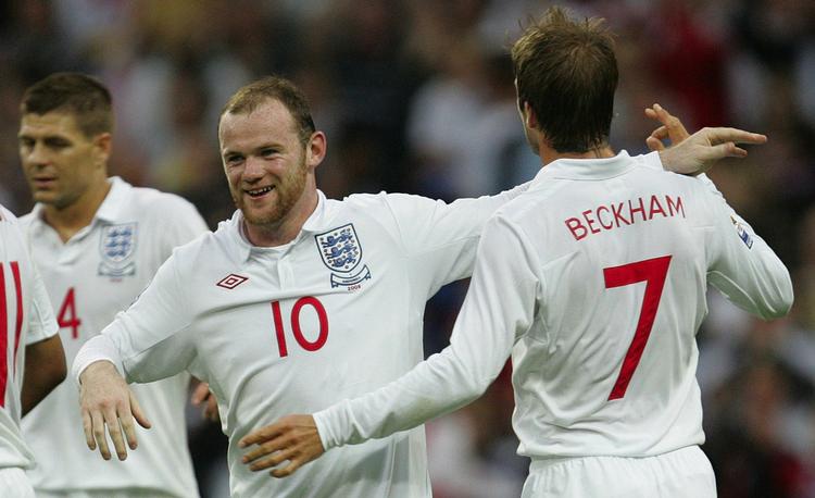 David Beckham var med i startopstillingen for første gang i to år, da England slog Andorra. Midtbanemanden har nu spillet 112 gange for England. 