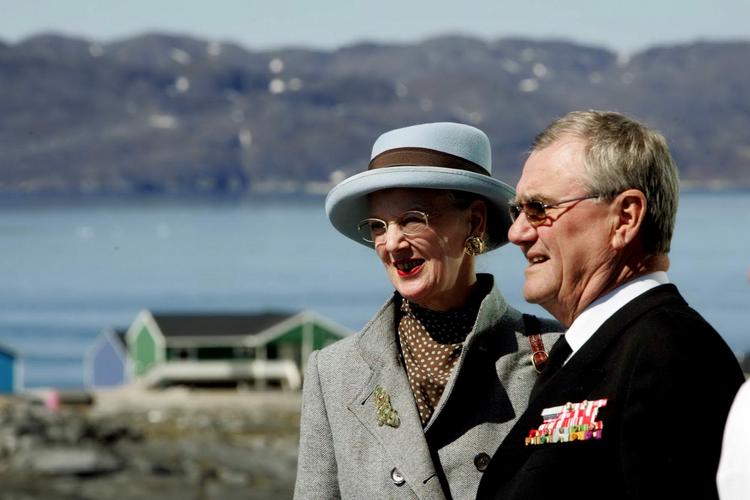 Regentparret under et Grønlandstogt. Arkivfoto. 