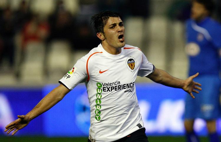 David Villa står højt på Real Madrids ønskeseddel. Arkivfoto. 