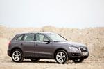 Hertil og ikke ret meget længere. Audi Q5 er en firehjulstrækker, men den skal ikke sendes ud i det mest krævende terræn. Foto: Peter Hove Olesen 