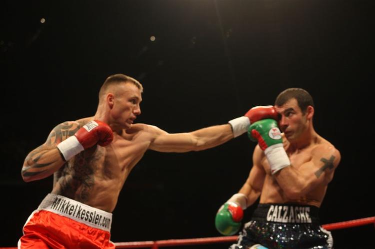 Hverken Mikkel Kessler (til venstre) eller rivalen Joe Calzaghe hørte til i verdenseliten, da de var amatører. Arkivfoto. 