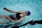 Pernille Larsen vandt 200 meter rygcrawl og blev nummer to i 100 meter rygcrawl i Monaco. Arkivfoto. 