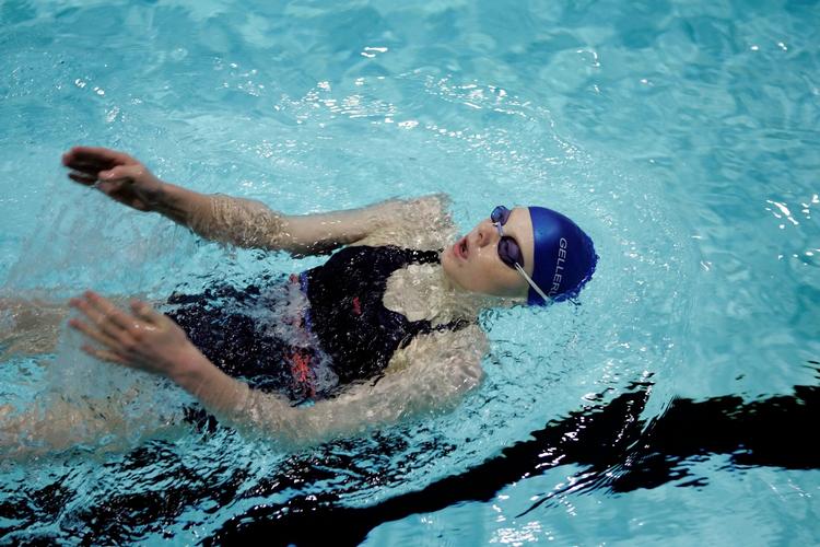 Pernille Larsen vandt 200 meter rygcrawl og blev nummer to i 100 meter rygcrawl i Monaco. Arkivfoto. 