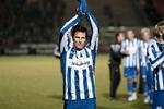 Jesper Bech er på banen for Esbjerg, mens det fortsat gik godt for angriberen i det vestjyske. Arkivfoto. 